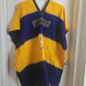 Yellow and Blue Poncho